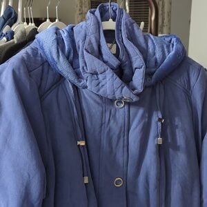 Breckenridge Women's Quilted Blue Puffer Coat